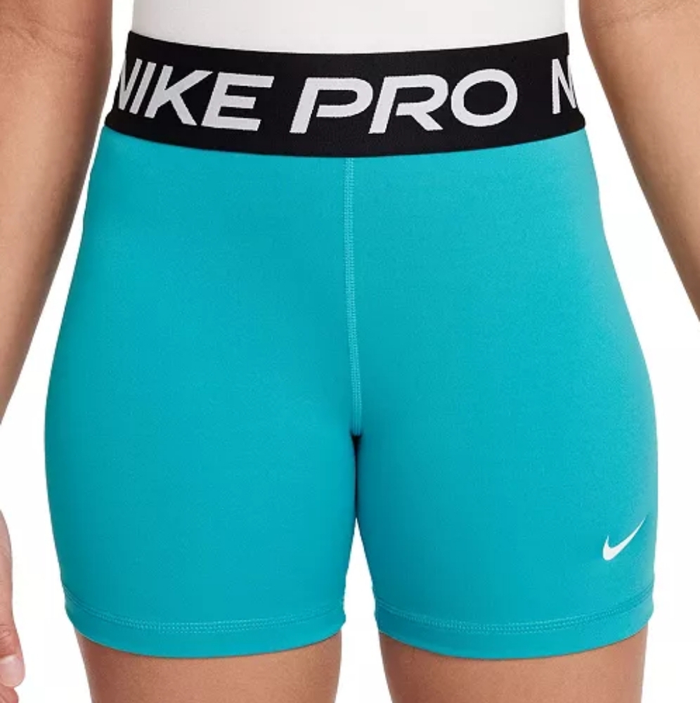 Nike Pro Dri-Fit Blue Training Shorts with Compression Fit
